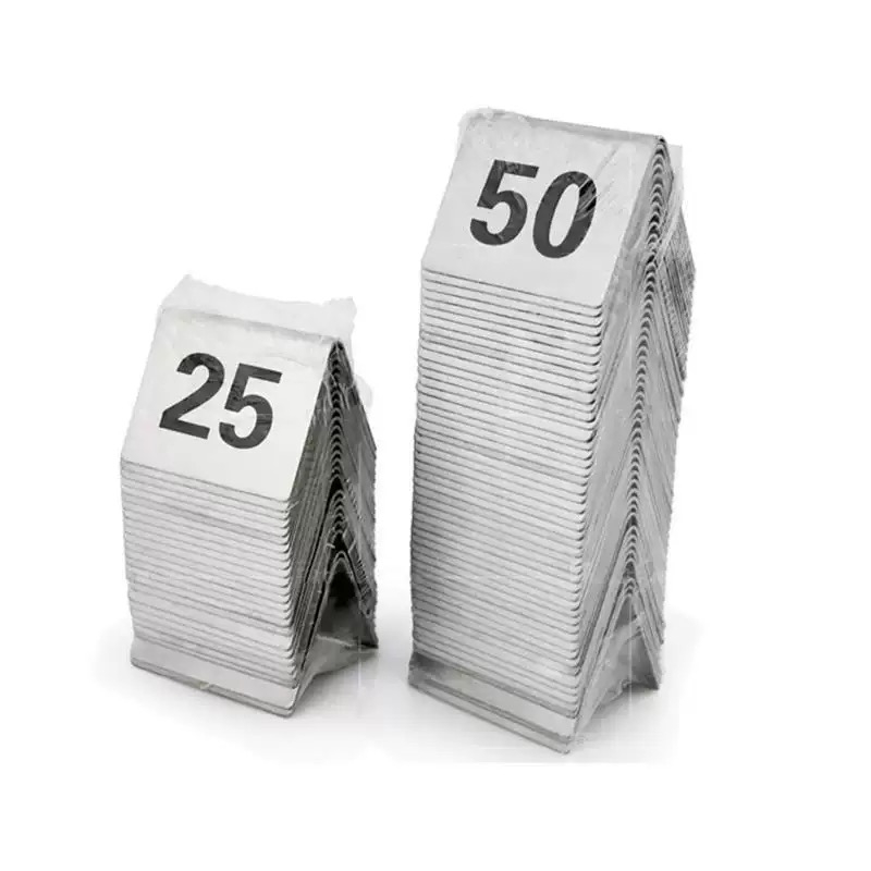Table Number Gold - Numeri da Tavolo in Acciaio Inox
