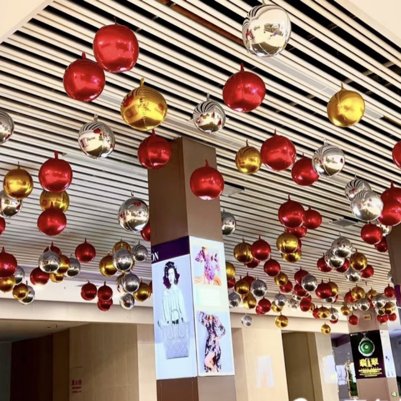 Wedding Decor Supply Store - 5 Pezzi Palloncini Rotondi in Metallo