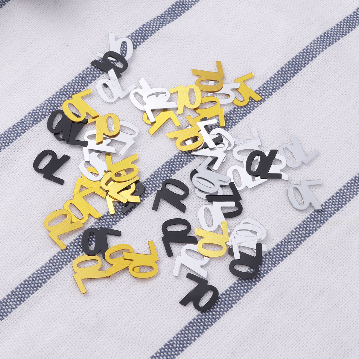 Table Number Gold - 1200 Pezzi Coriandoli Numerici per Decorazioni