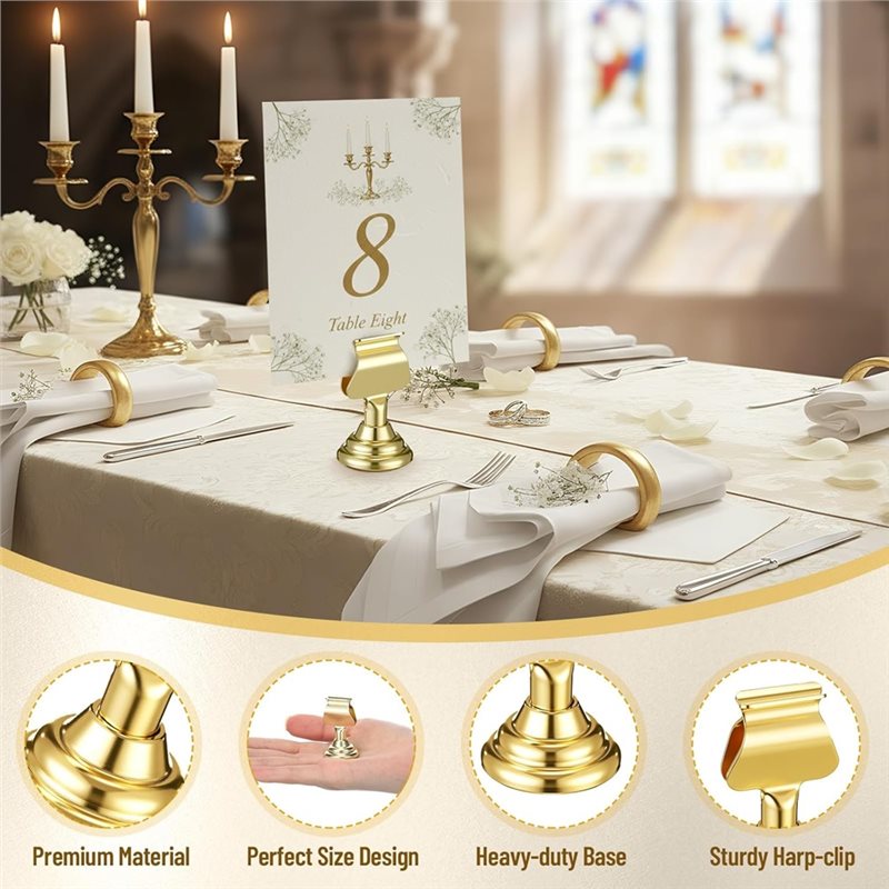 Ultimo Modello: Set di 12 Mini - Table Number Gold recensione e prezzo