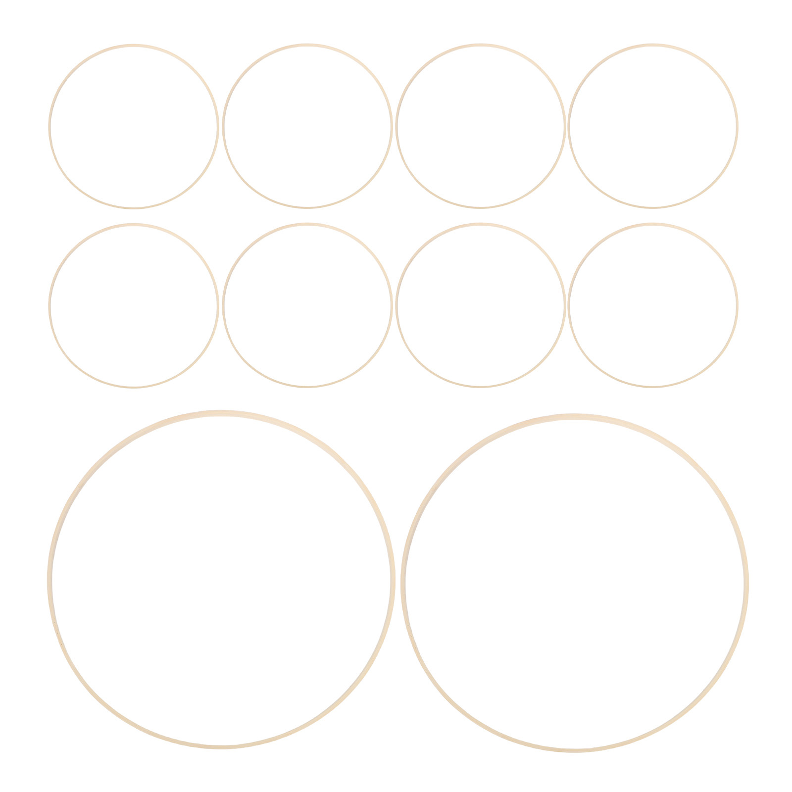 10 Pezzi Anelli Floreali in Ba - Wedding Decoration Supply recensione e prezzo