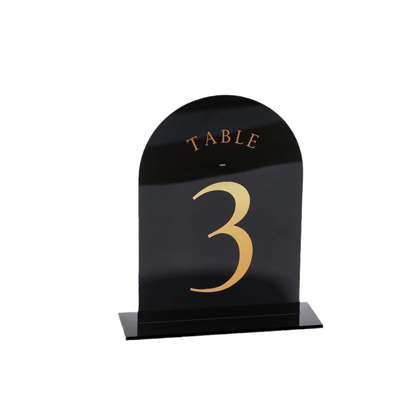 Numeri da tavola in acrilico a - Table Number Gold recensione e prezzo