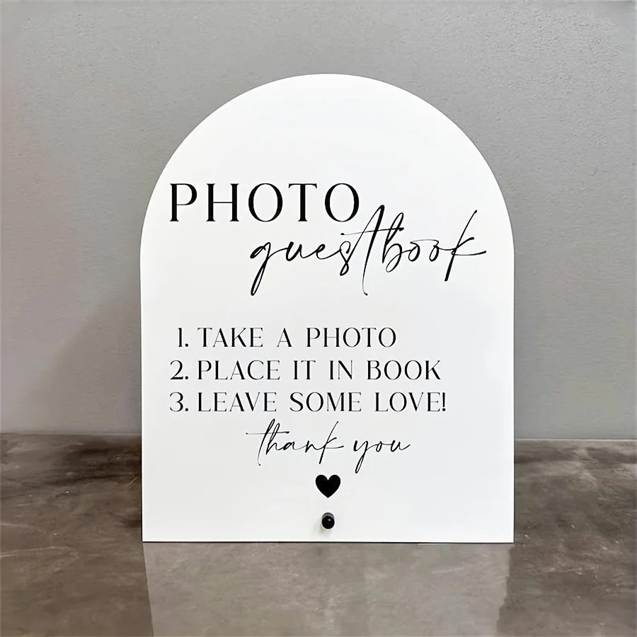 Elegante cartello per foto di  - Personalized Guest Book recensione e prezzo