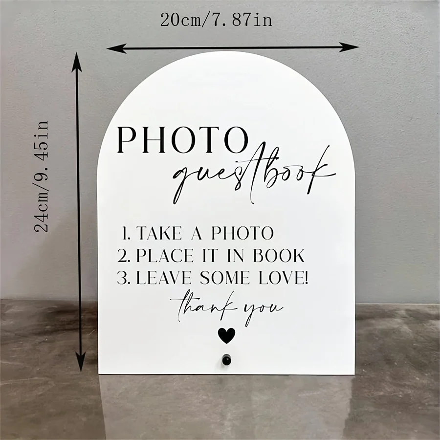Elegante cartello per foto di  - Personalized Guest Book recensione e prezzo