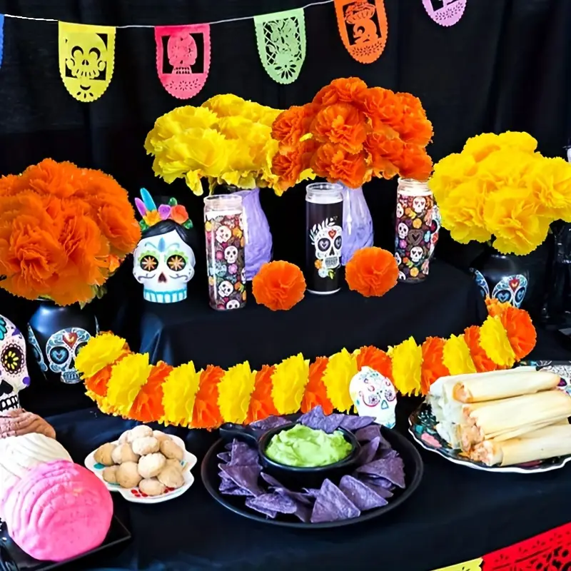 Teste di fiori di calendula co - Indian Wedding Decor Supply recensione e prezzo