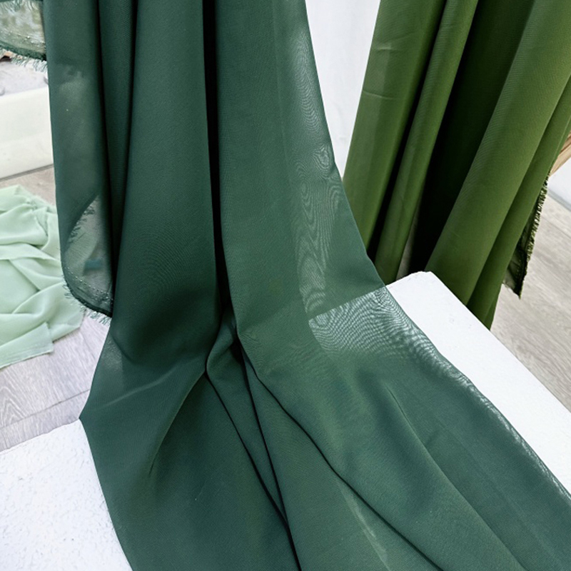 Oliva Avocado verde Chiffon te - Wedding Backdrop Curtain recensione e prezzo