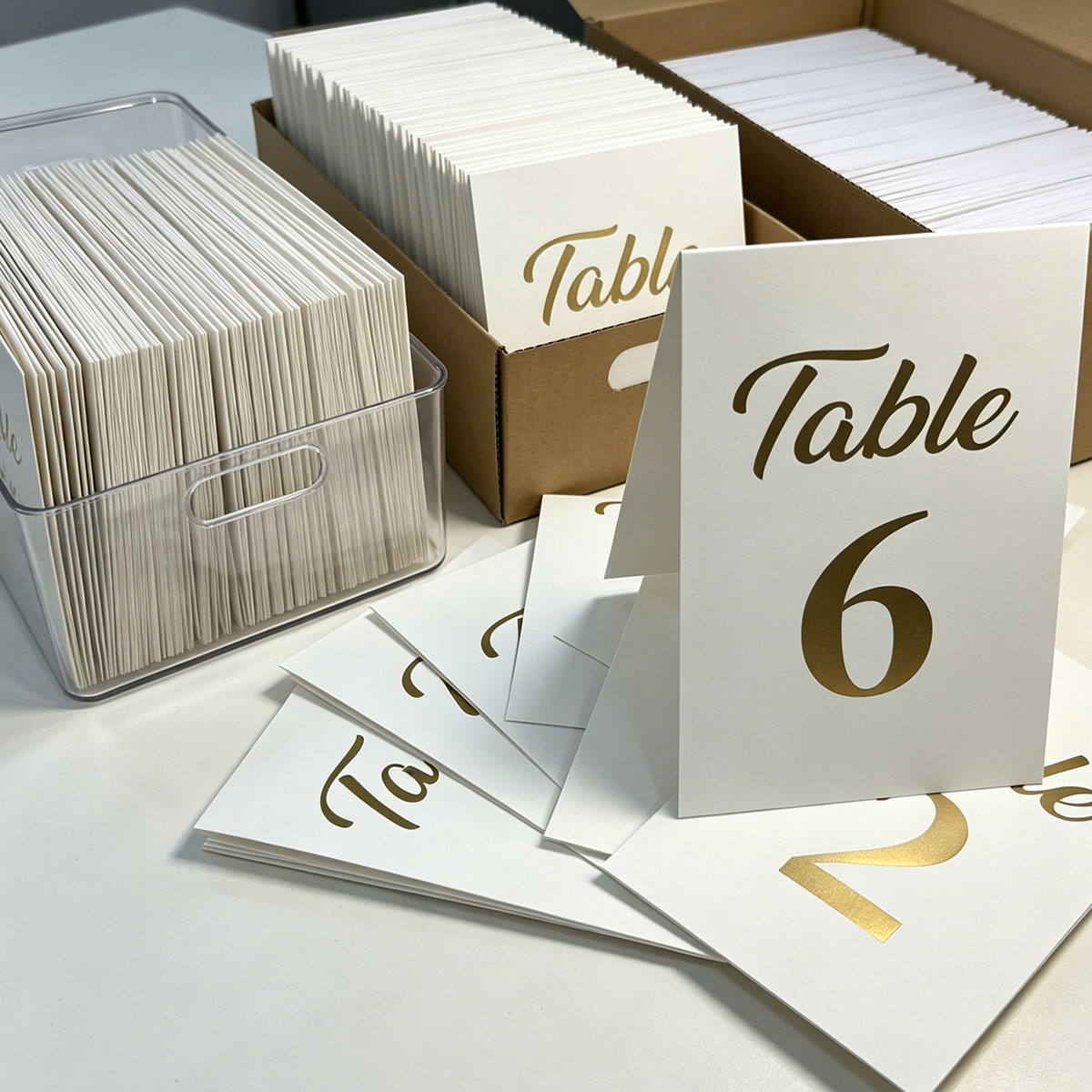 Set di 1 cartellino numerato p - Table Number Gold recensione e prezzo