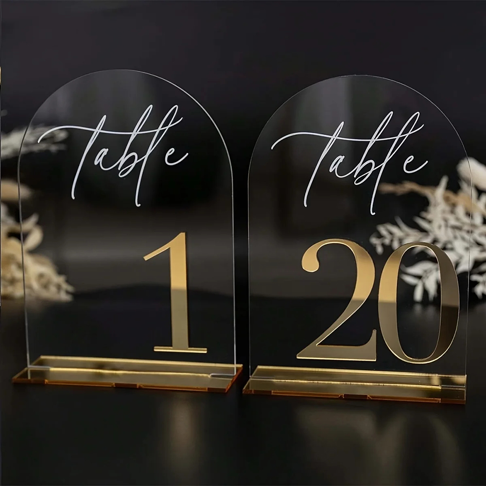 Numeri da tavolo personalizzat - Table Number Gold recensione e prezzo