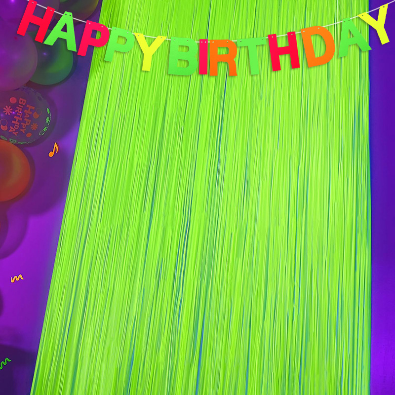 Glow Party Neon Foil Frangia T - Wedding Backdrop Curtain recensione e prezzo