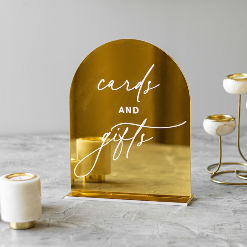 Set di 4 segni di nozze, In se - Table Number Gold recensione e prezzo