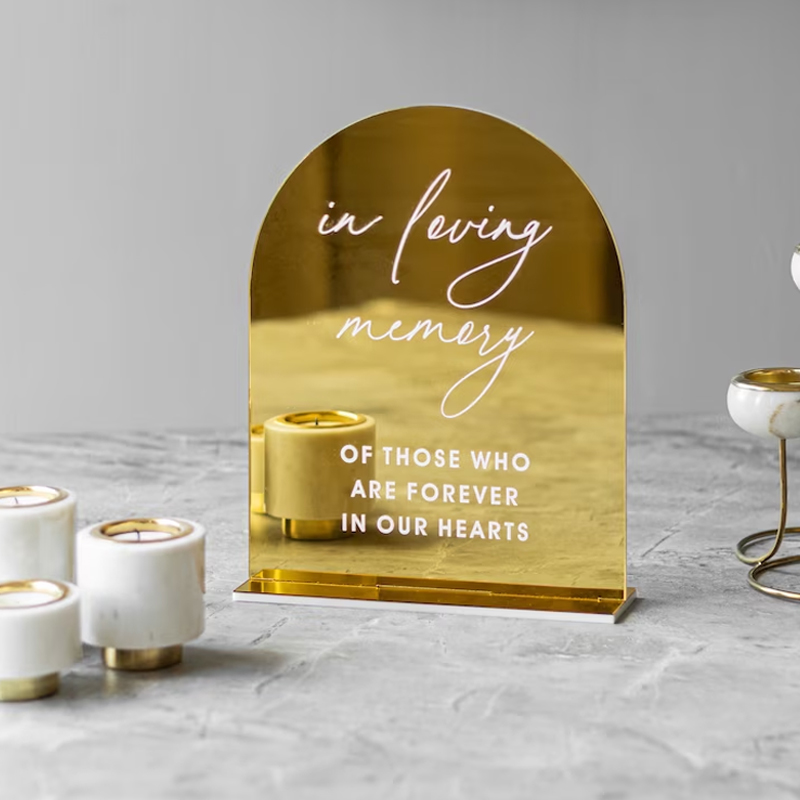 Set di 4 segni di nozze, In se - Table Number Gold recensione e prezzo