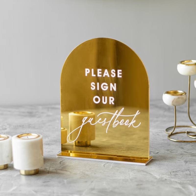 Set di 4 segni di nozze, In se - Table Number Gold recensione e prezzo