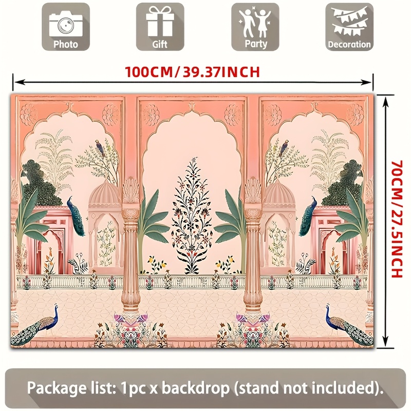 Sfondo Floreale Mughal Ornato  - Wedding Backdrop Curtain recensione e prezzo