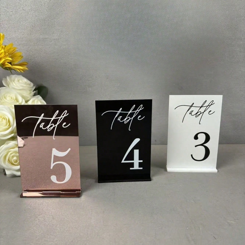 Numeri da tavolo in acrilico d - Table Number Gold recensione e prezzo