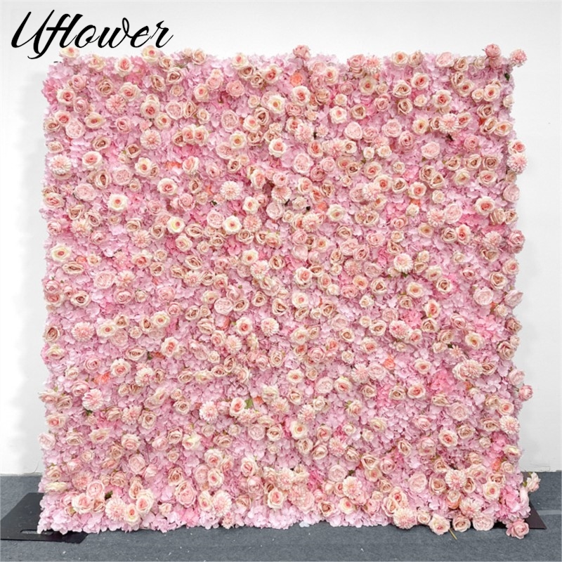 Uflower Rosa Rosa Ortensia Pan - Wedding Backdrop Curtain recensione e prezzo