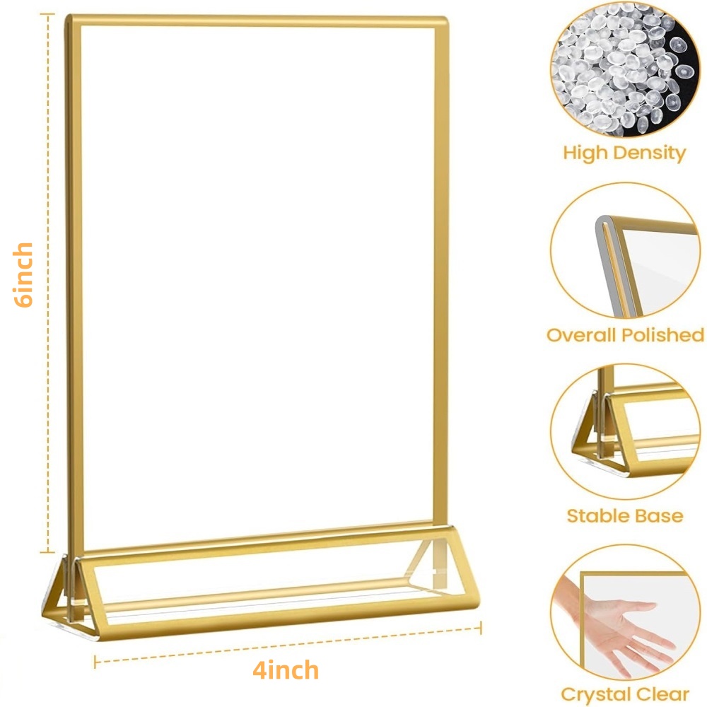 Confezione da 6 Cornici Portaf - Table Number Gold recensione e prezzo