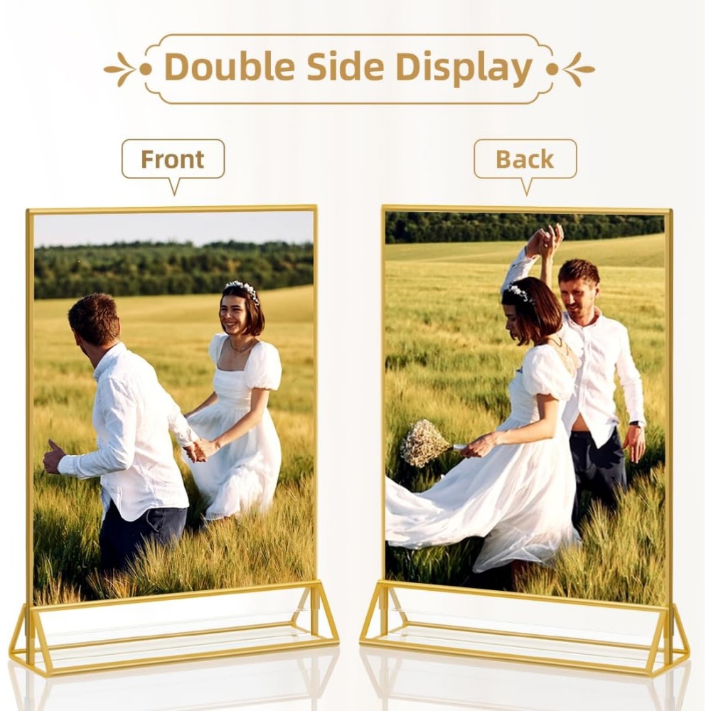 Confezione da 6 Cornici Portaf - Table Number Gold recensione e prezzo
