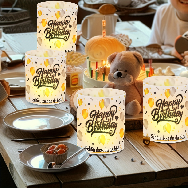 6 pz. Paralumi per lampada da  - Table Number Gold recensione e prezzo