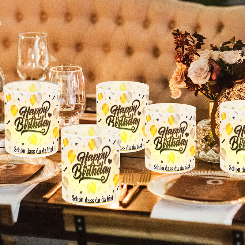 6 pz. Paralumi per lampada da  - Table Number Gold recensione e prezzo