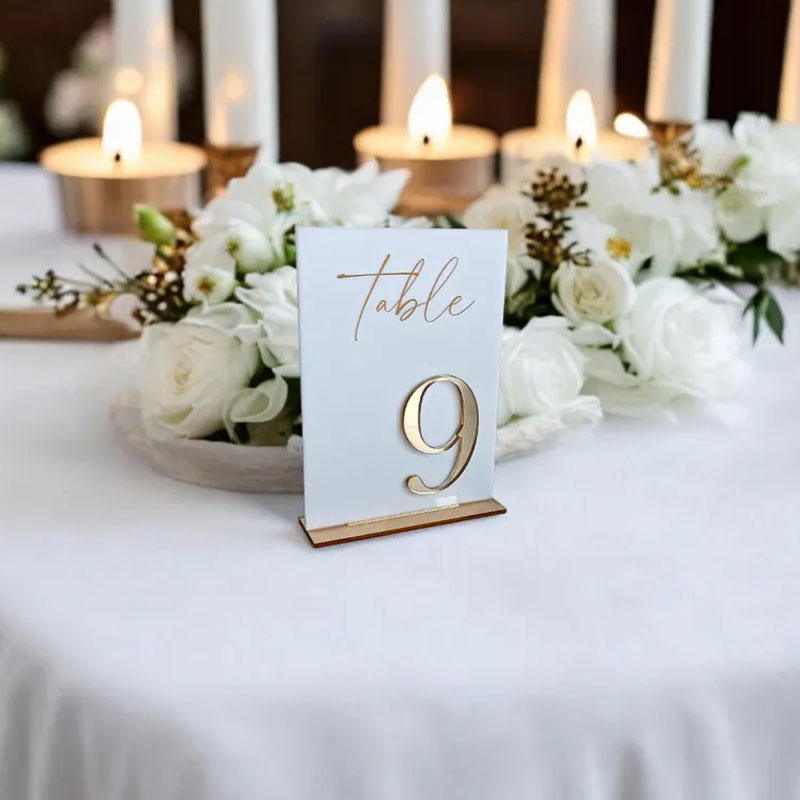 Numeri per Tavoli da Cerimonia - Table Number Gold recensione e prezzo