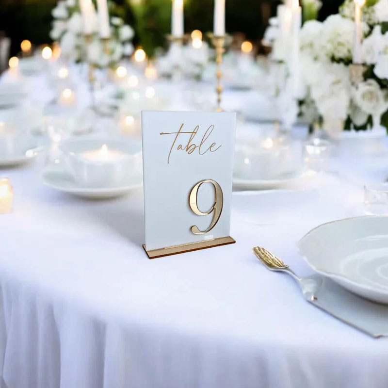 Numeri per Tavoli da Cerimonia - Table Number Gold recensione e prezzo